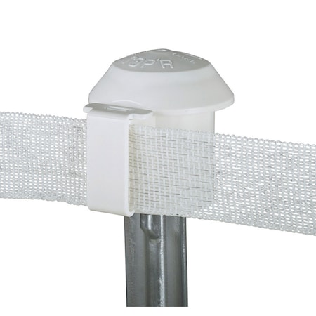 Dare Products Dare T-Post Safety Cap and Insulator White 2929